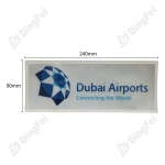 Reflective Patches - Airports Security Silver PVC Reflective Label Patches